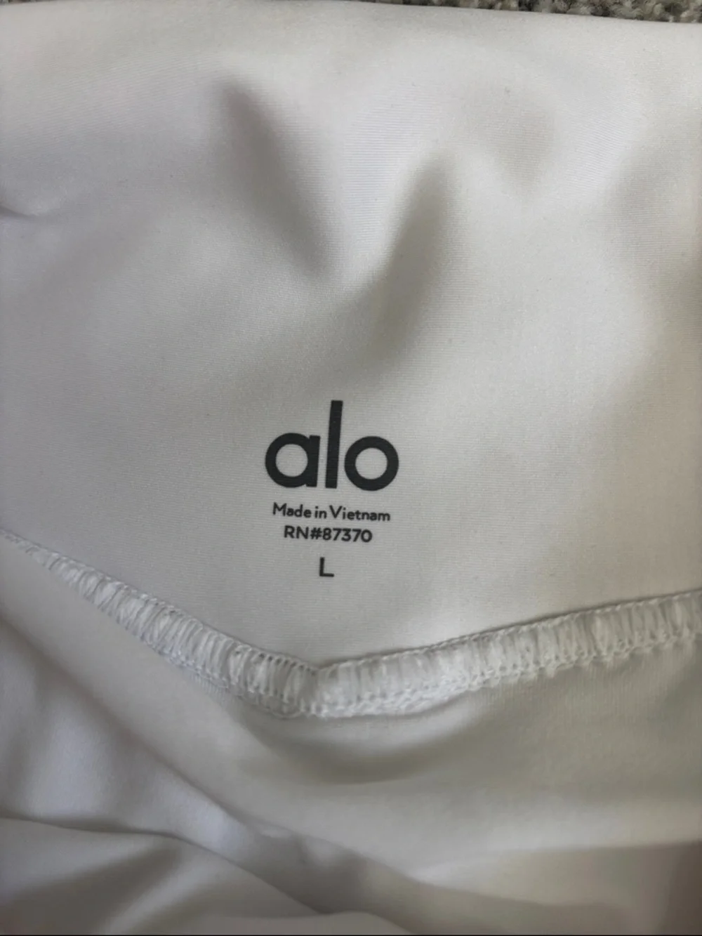 ALO Yoga White Grand Slam Tennis Skirt